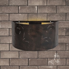 Applique SCUDIERO in ferro a parete per interno ed esterno